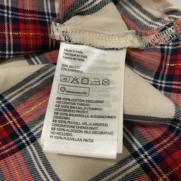 NWT! toddler Christmas button down dress. - Picture 3 of 4